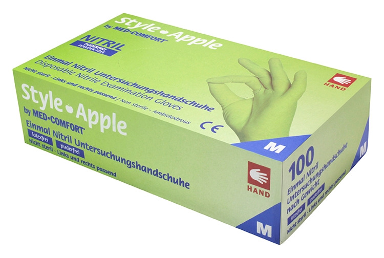 Nitriilikäsine Med-Comfort Apple